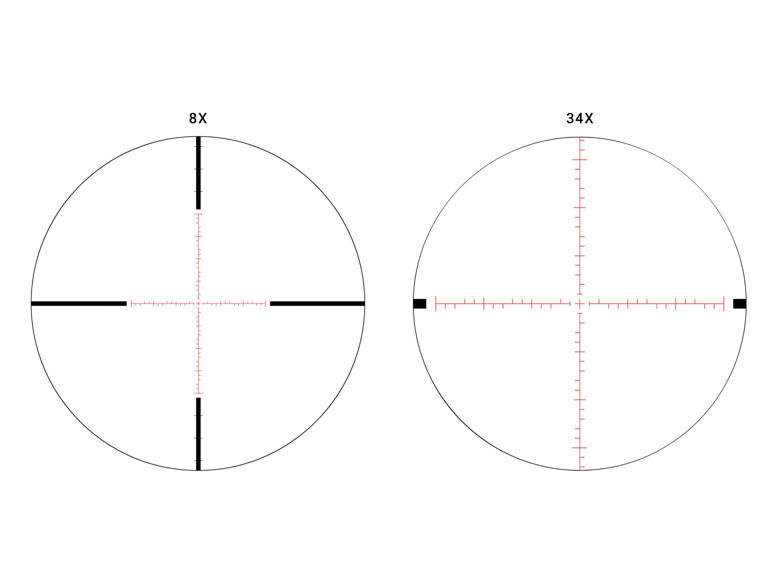 Athlon Optics 8-34x56 Argos BTR Tactical Rifle Scope, FFP Ill. ATMR ...